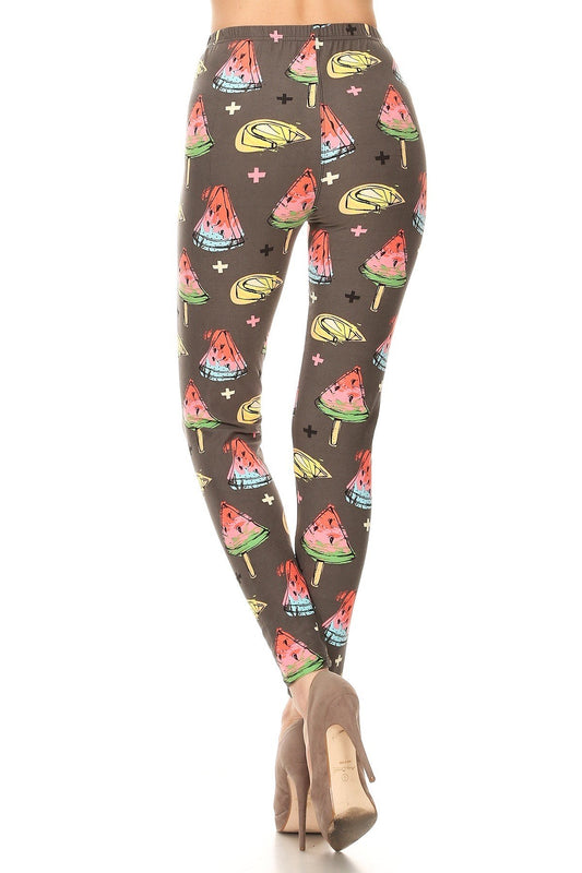 OneSize Watermelon Print Leggings